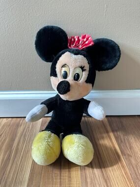 Disneyland Vintage Minnie Mouse Plush Stuffed Animal Toy